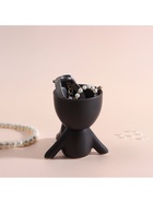 Сувенирная подставка для мелочей «Мистер Грин на чиле», 9.5?6.7?9.5 см, чёрный, керамика (комплект 4 шт) - фото 30348147