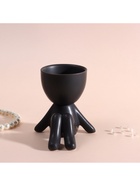 Сувенирная подставка для мелочей «Мистер Грин на чиле», 9.5?6.7?9.5 см, чёрный, керамика (комплект 4 шт) - фото 30348149