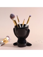 Сувенирная подставка для мелочей «Мистер Грин: любитель тишины», 11.1×9.7×8.5 см, чёрный, керамика 10534397