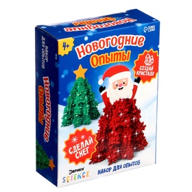 {{photo.Alt || photo.Description || 'УЦЕНКА Набор для опытов 2 в 1 «Новогодние опыты», выращивание кристаллов, 2 шт.'}}