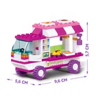 УЦЕНКА Конструктор Sluban «Розовая мечта: мобильный ресторан», 102 детали - Фото 2