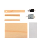 УЦЕНКА Электронный конструктор «Вентилятор», деревянный, работает от батареек - Фото 4