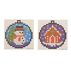 УЦЕНКА Аквамозаика «Шары с домиком и снеговичком», 2 фигурки, 809 шариков - Фото 2