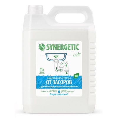 Средство для чистки труб Synergetic 5 л