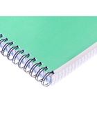 Тетрадь А4, 80 листов в клетку, на гребне Calligrata «Тут кот», зелёная 9944258