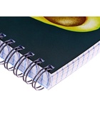 Тетрадь A4, 96 листов в клетку на гребне Calligrata «Авокадо» - фото 60157783