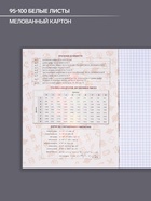 Предметная тетрадь по алгебре Calligrata «Неоновые звери», 48 листов, в клетку, со справочным материалом, обложка из мелованного картона - Фото 2