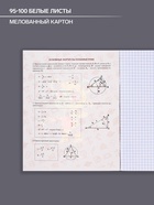 Предметная тетрадь по геометрии Calligrata «Неоновые звери», 48 листов, в клетку, со справочным материалом, обложка из мелованного картона - Фото 2