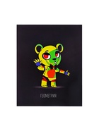 Предметная тетрадь по геометрии Calligrata «Неоновые звери», 48 листов, в клетку, со справочным материалом, обложка из мелованного картона - Фото 3