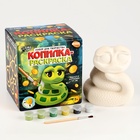 Копилка - раскраска из гипса на новый год «Милая змея», набор для творчества - Фото 2