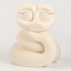 Копилка - раскраска из гипса на новый год «Милая змея», набор для творчества - Фото 3