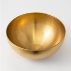 Миска-салатник Sphere, 1.9 л, d=20 см, нержавеющая сталь, золотая - Фото 4