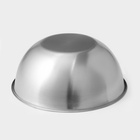 Миски-салатники Sphere, 950 мл, 1,55 л, 2,4 л, 3,4 л, с мерной шкалой, нержавеющая сталь, набор 4 шт, серебряные 10690581 - фото 13114582