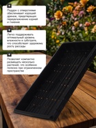 Поддон для гидропоники, с отверстиями, 55×30×5.6 см, пластик, Greengo - Фото 3