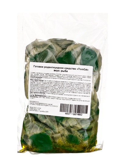 Тесто-брикеты от грызунов «ТОМ КОТ», микс вкусов, 0.5 кг