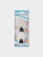 Крючки самоклеящиеся «Овал», 2 шт, металл, 5?4?2 см, хромированные (комплект 2 шт) - фото 31300847