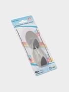 Крючки самоклеящиеся «Овал», 2 шт, металл, 5?4?2 см, хромированные (комплект 2 шт) - фото 31300848