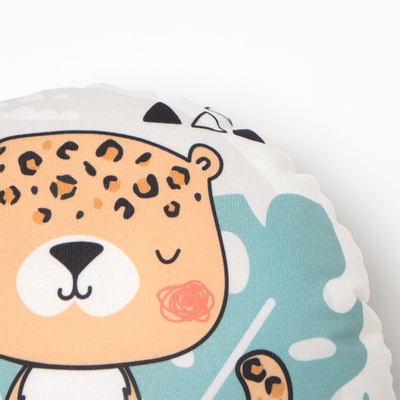 Подушка декоративная Этель "Лео" d 30 см, велюр 100% п/э