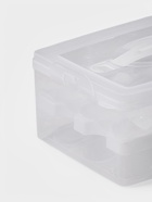 Контейнер для хранения яиц, 24 ячейки, двухуровневый, пластик, 24×16×11 см, белый - Фото 3