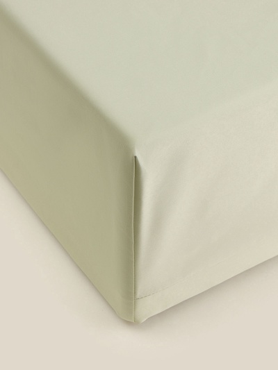 Простыня на резинке 2-спальная SL Home Herb, 180×200+30 см, сатин