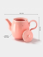 Заварочный чайник Доляна «Коралл», 600 мл, фарфор, розовый - Фото 2