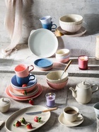 Тарелки Доляна «Коралл», d=25.9 см, набор 2 шт., фарфор, бежевые - Фото 10