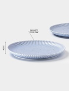 Тарелки Доляна «Коралл», d=25.9 см, набор 2 шт., фарфор, голубые - Фото 2