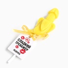 Леденец на палочке «Сладкий тренажёр», вкус: банан, 18 + 10750107