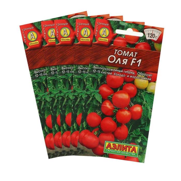 Семена  Томат "Оля" F1, ультраскороспелый,набор 5 шт - Фото 1