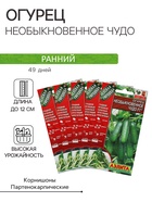 Семена Огурец "Необыкновенное чудо" F1, раннеспелый, партенокарпический,набор 5 шт - Фото 1