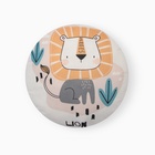 Подушка декоративная детская «Этель. Львенок», d=30 см, велюр - Фото 1