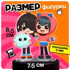 Фигурка на подставке Happy Valley «Токи боки: Друзья» с наклейками, акриловая, 8.5 см - Фото 2