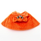 Карнавальная накидка «Лиса», рост 104-128 см, длина с капюшоном 60 см, без капюшона 35 см, оранжевый - Фото 4