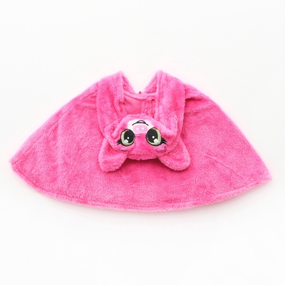 Карнавальная накидка «Свинка», рост 104-128 см, длина с капюшоном 60 см, без капюшона 35 см, розовый