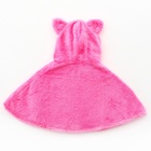 Карнавальная накидка «Свинка», рост 104-128 см, длина с капюшоном 60 см, без капюшона 35 см, розовый - Фото 5