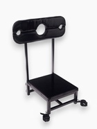 Стул для секса с кандалами и поножами, до 150 кг, 44×45×150 см, черный - Фото 3