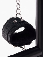 Стул для секса с оковами, сборный, до 150 кг, 45×45×55 см, черный - Фото 7