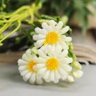 Букет искусственный «Ромашка галант леди», h=28 см, белые 10709114