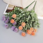 Букет искусственный «Мордовник элит галант», h=29 см, МИКС, с напылением (комплект 2 шт) - фото 28811592