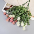 Букет искусственный «Мордовник элит галант», h=29 см, МИКС, с напылением (комплект 2 шт) - фото 28811593