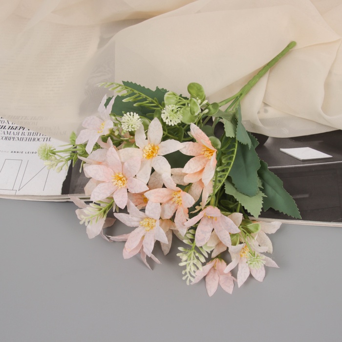 Букет искусственный «Клематис ривер», h=27 см, МИКС