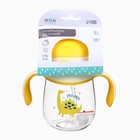 Поильник детский M&B «Котик» с трубочкой, от 9 мес., 280 мл., молочно-желтый - Фото 11