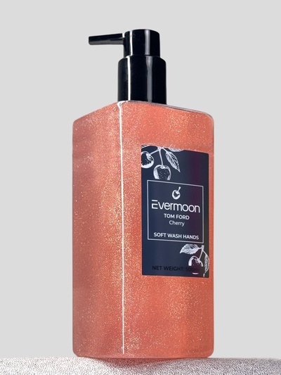 Блестящее жидкое мыло Evermoon Вишня, с шиммером, 500 мл