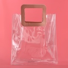 Пакет подарочный из ПВХ, розовый, 25×28×15 см - фото 60963291