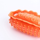 Массажная игрушка для собак «Хот-дог» 11 см, пищащая. TPR, МИКС - Фото 4