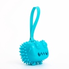 Игрушка под лакомства для собак «Квадратный монстр» 9 см, TPR, МИКС - Фото 4