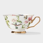 Чайная пара Wingflora, 200 мл, 15×6 см, керамика, белая - Фото 4