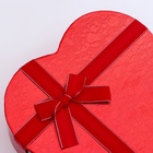 Набор подарочных коробок 3 в 1 сердца, красный, 31×27×13.3; 28×25×11.7; 26×23×10.3 см - Фото 4