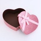 Набор подарочных коробок сердце 3 в 1, 31×27×13.3; 28×25×11.7; 26×23×10.3 см - Фото 5