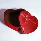 Набор подарочных коробок сердце 3 в 1, сияющий красный с бантом «Любовь вечна», 31×27×13.3; 28×25×11.7; 26×23×10.3 см - Фото 6